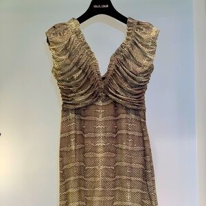 Roberto Cavalli Ruched Minidress